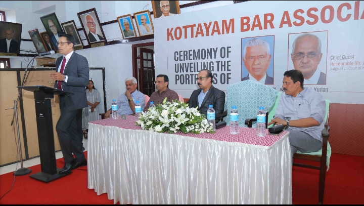 Unveiling the Portraits of Former Presidents Late Adv. K. J. Kurian and Late Adv. A. V. George