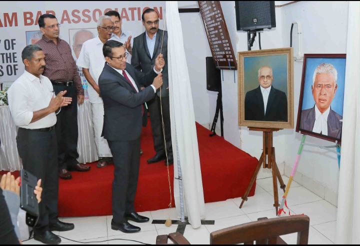 Unveiling the Portraits of Former Presidents Late Adv. K. J. Kurian and Late Adv. A. V. George
