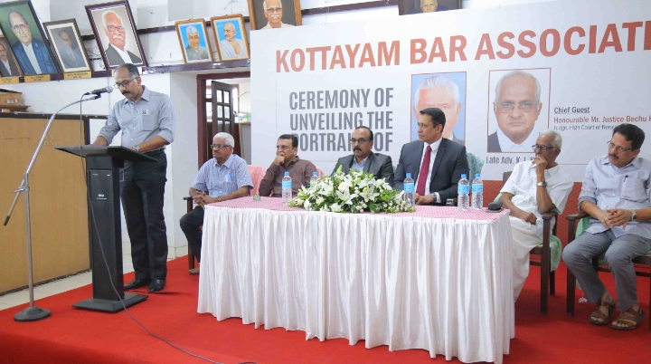 Unveiling the Portraits of Former Presidents Late Adv. K. J. Kurian and Late Adv. A. V. George