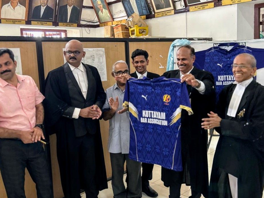 Jersey Launch of cricket team Kottayam Bar Association