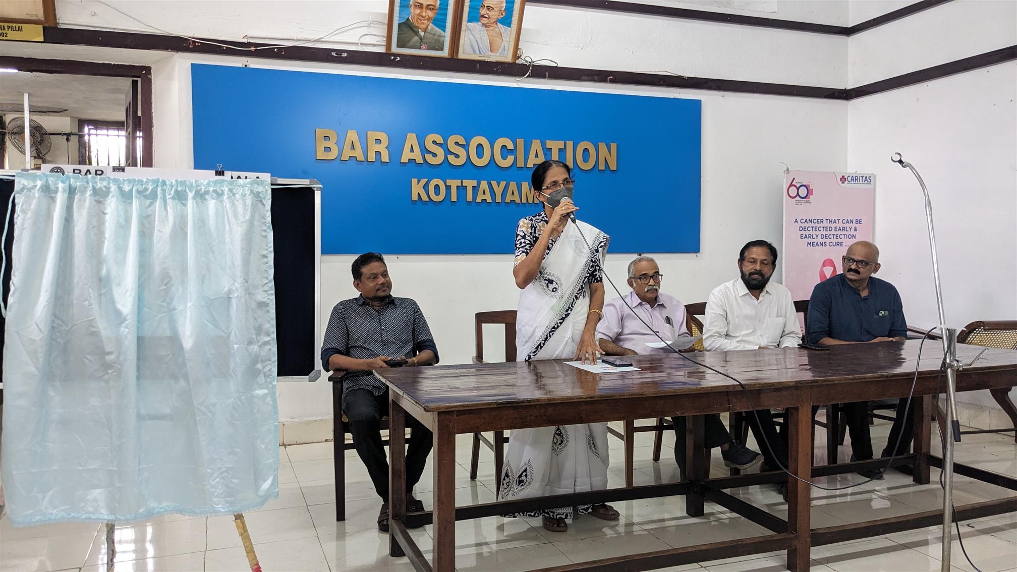 Annual day logo Launch by Hon´ble Addl. District and Session Judge-IV Kottayam Smt. Elsamma Joseph P