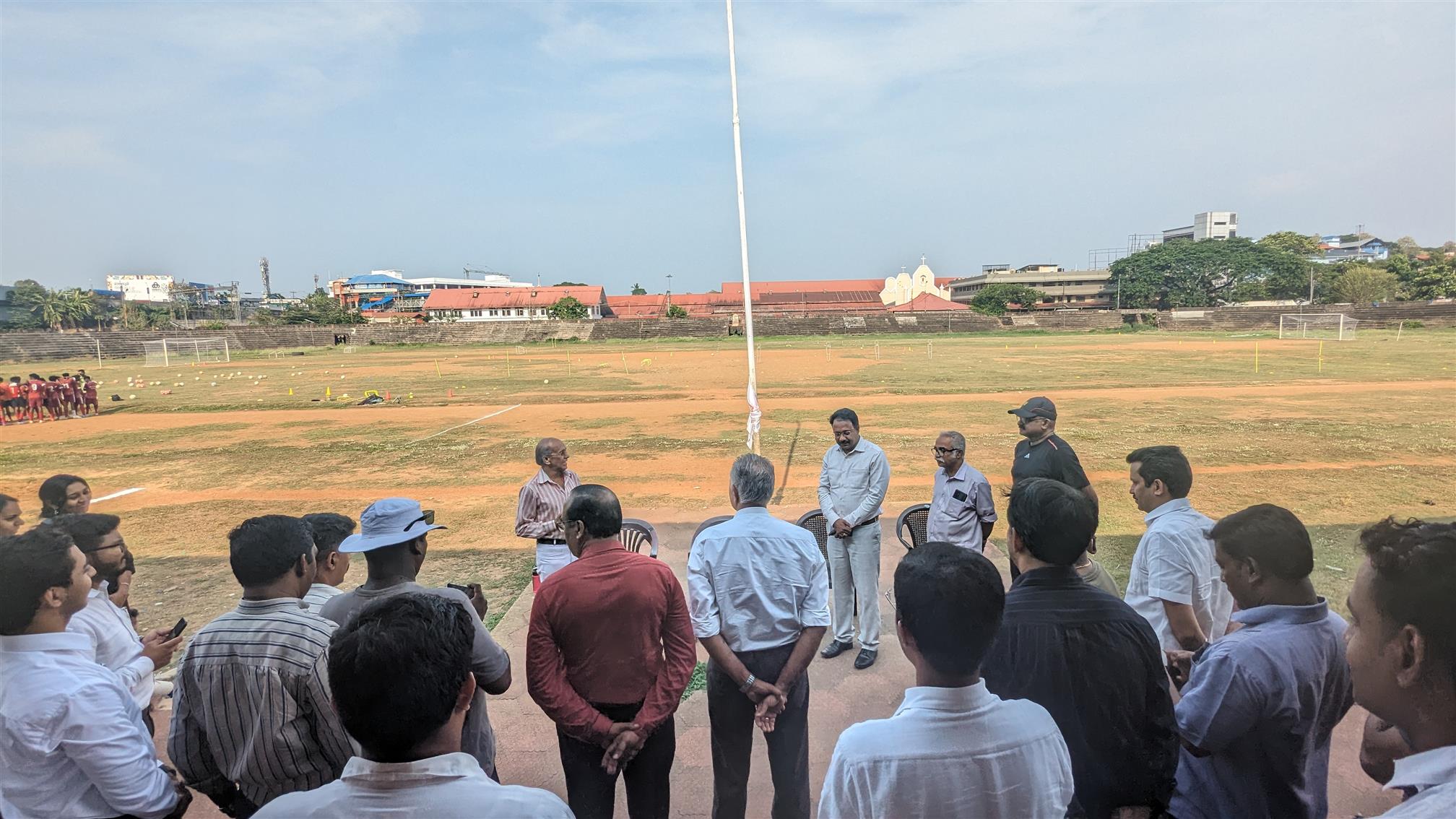 Hon´ble Addl. District and Session Judge-V Kottayam Sri. Sanu S Panicker inaugurating Annual Athletic Meet at Nehru Stadium